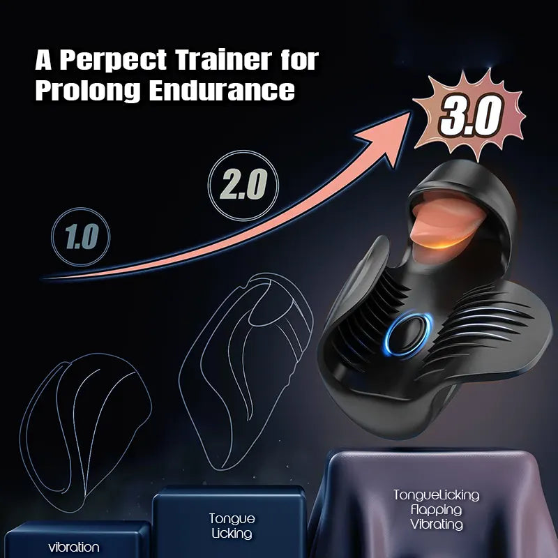 Tongue Motion Male Vibrator