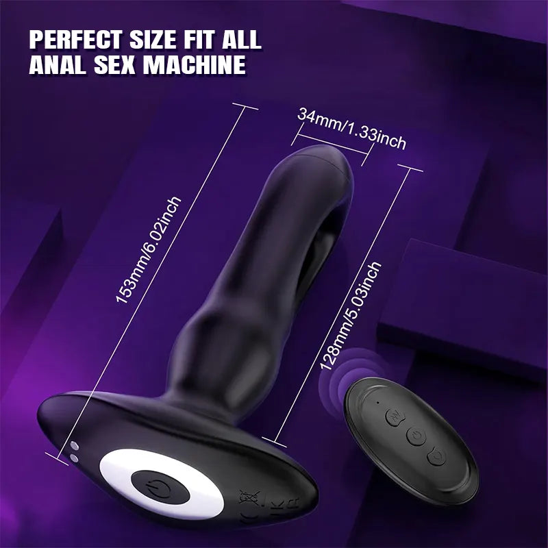 App-Controlled Flapping Prostate Plug