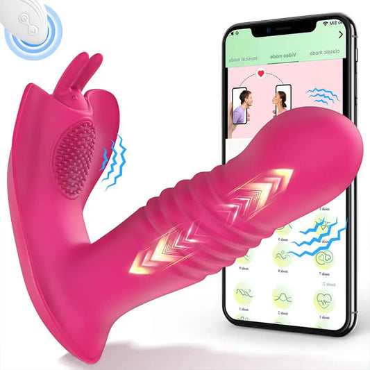 Remote-Control Butterfly Wearable Vibrator