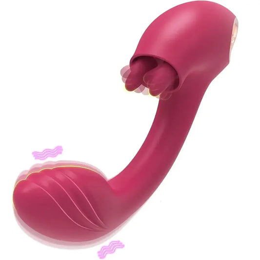 G-Spot & Clit Licking Vibrator