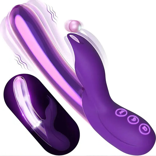 Glowing Dual Vibration Rabbit Vibrator