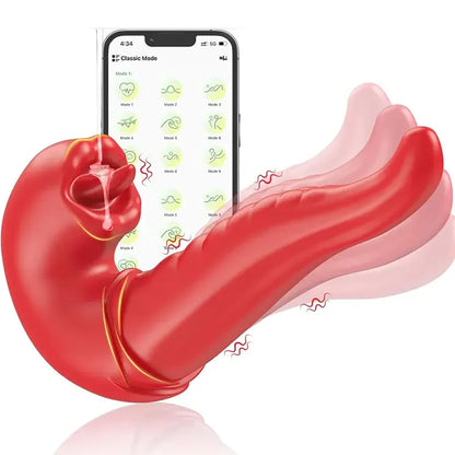 App-Controlled 3-in-1 Tongue Vibrator