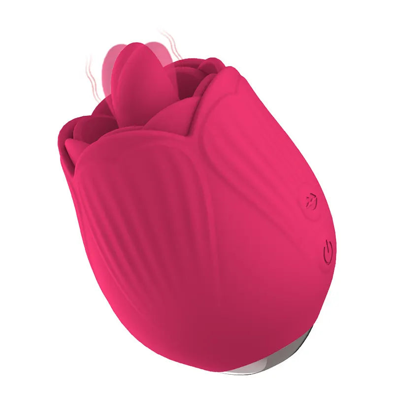 Unforgettable Rose Licking Sucker Vibrator