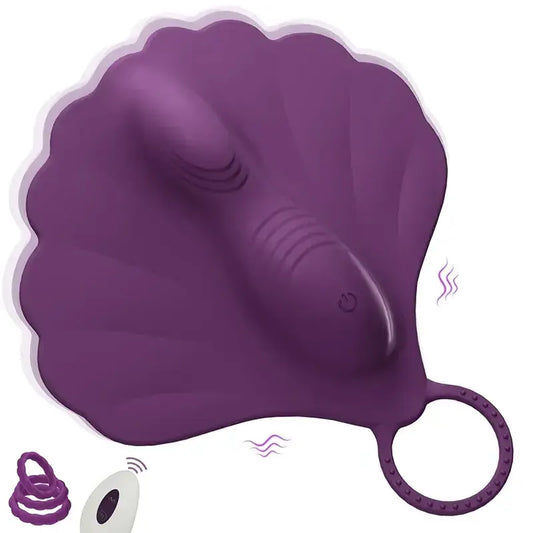 Shell-Shaped Remote Control Vibrator