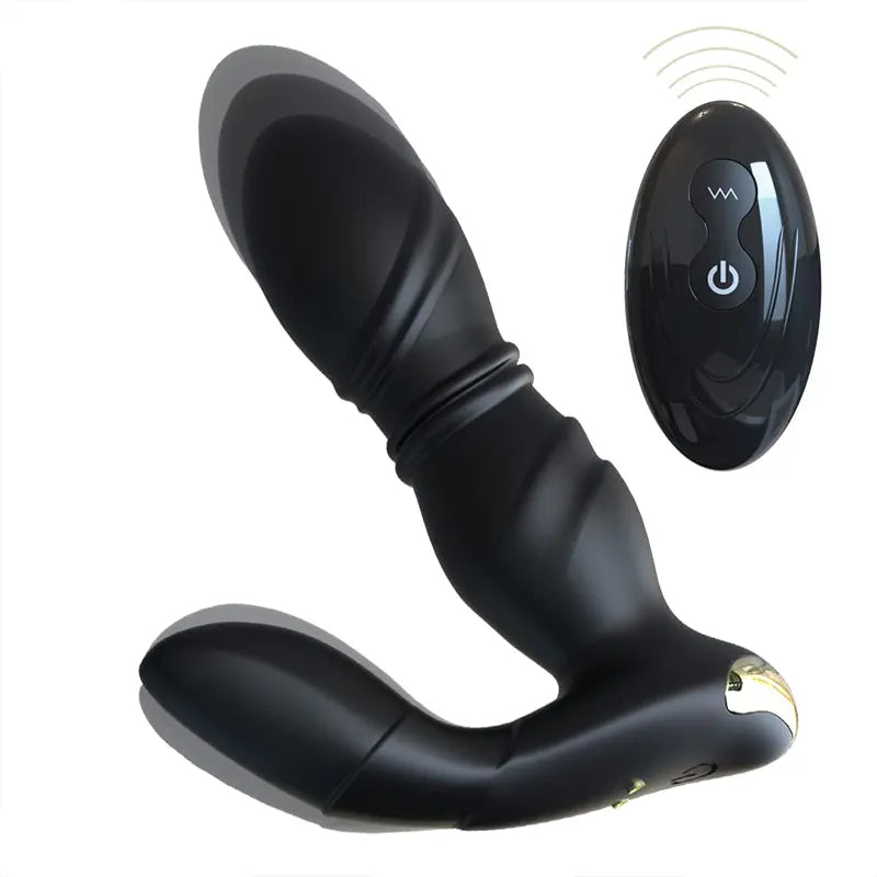 Remote-Controlled Telescopic Prostate Massager