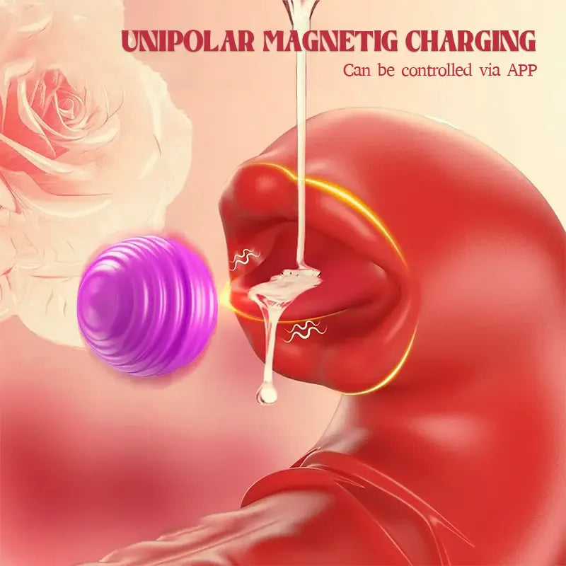 App-Controlled 3-in-1 Tongue Vibrator