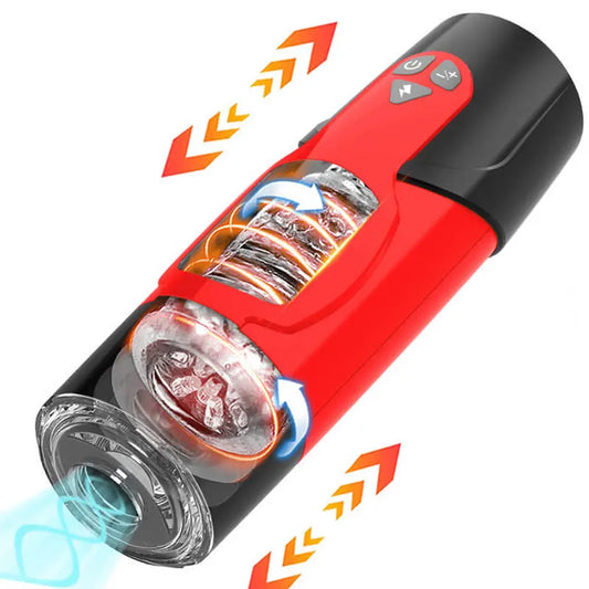 Automatic Thrusting & Rotating Masturbation Cup