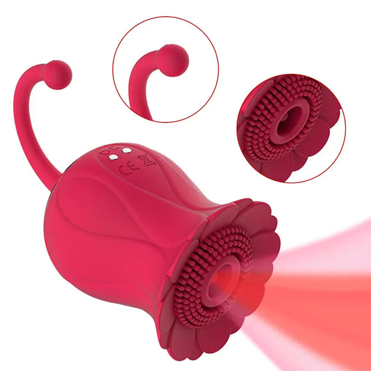 WhisperSoft 10-Mode Rose Sucker