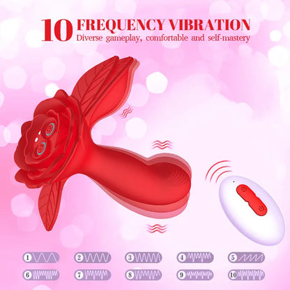 Remote-Controlled Dual Stimulation Vibrator