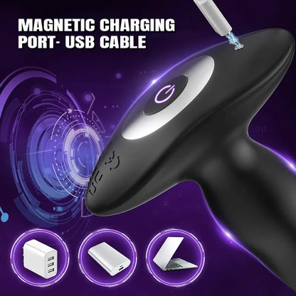 App-Controlled Flapping Prostate Plug