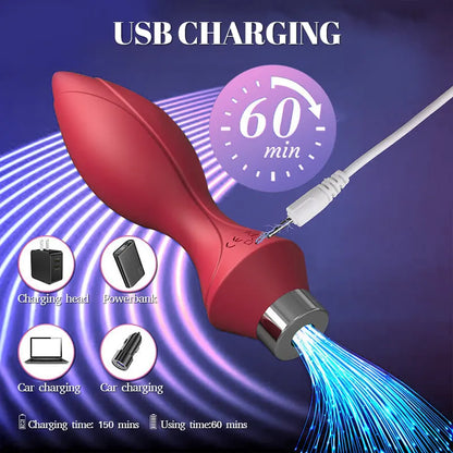 Wireless LED Glow Anal Pleasure Plug