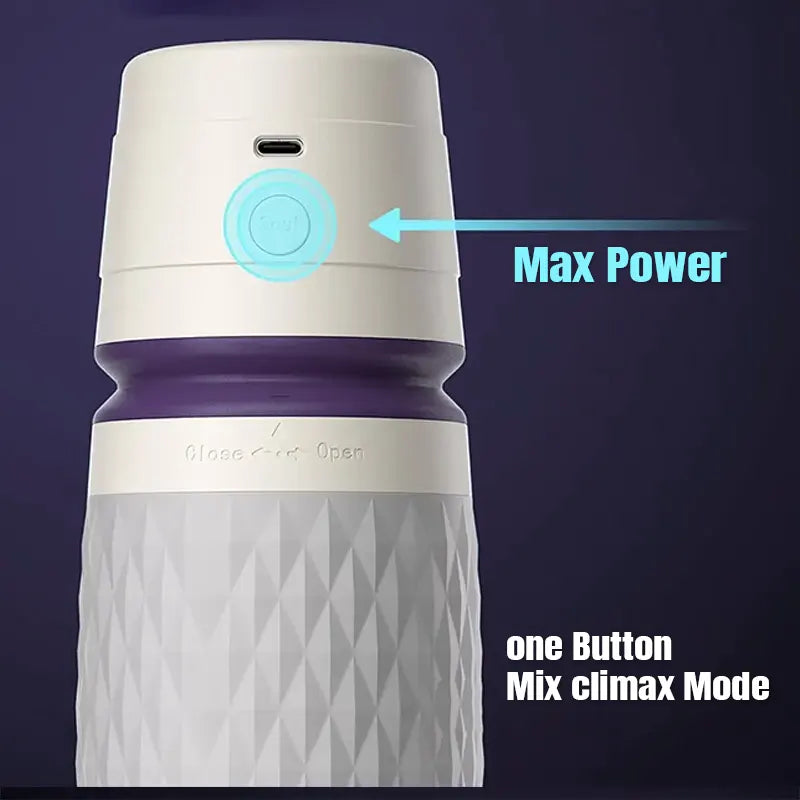 Suction and Vibration Masturbator Cup