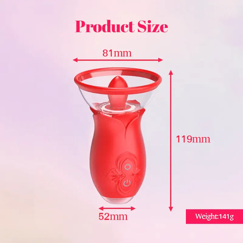 LushPetal Tongue-Sucking Pleasure Vibrator