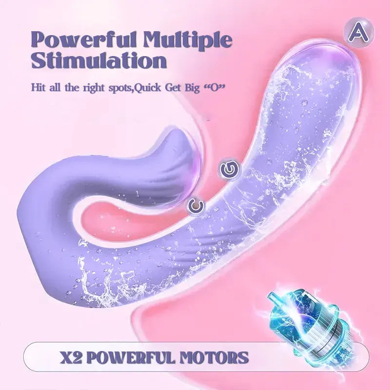 Wearable Antler-Inspired Dual Motor Vibrator with Remote Control