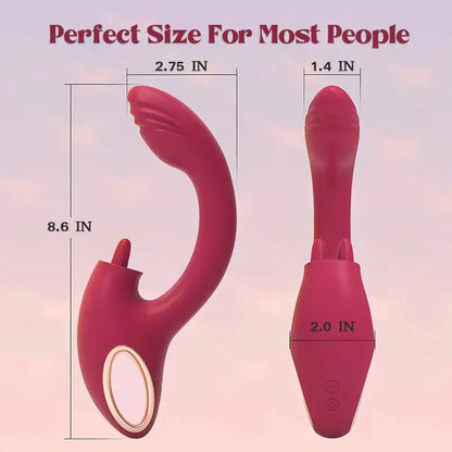 G-Spot & Clit Licking Vibrator