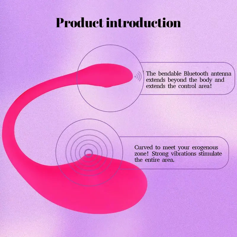 Bluetooth-Enabled Dolphin G-Spot Vibrator