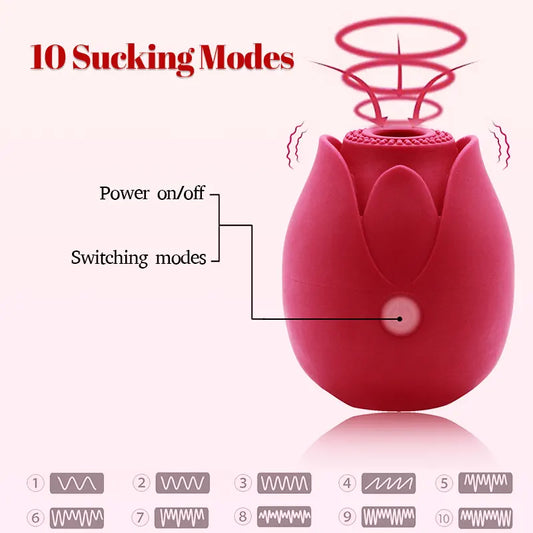 BlushRose 10-Mode Egg Vibrator