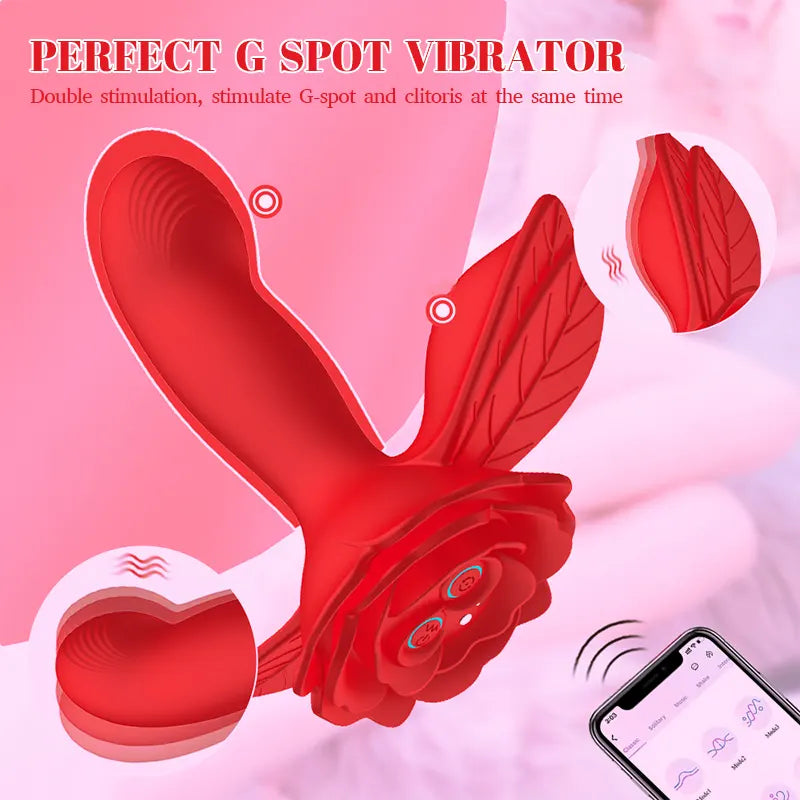 Remote-Controlled Dual Stimulation Vibrator