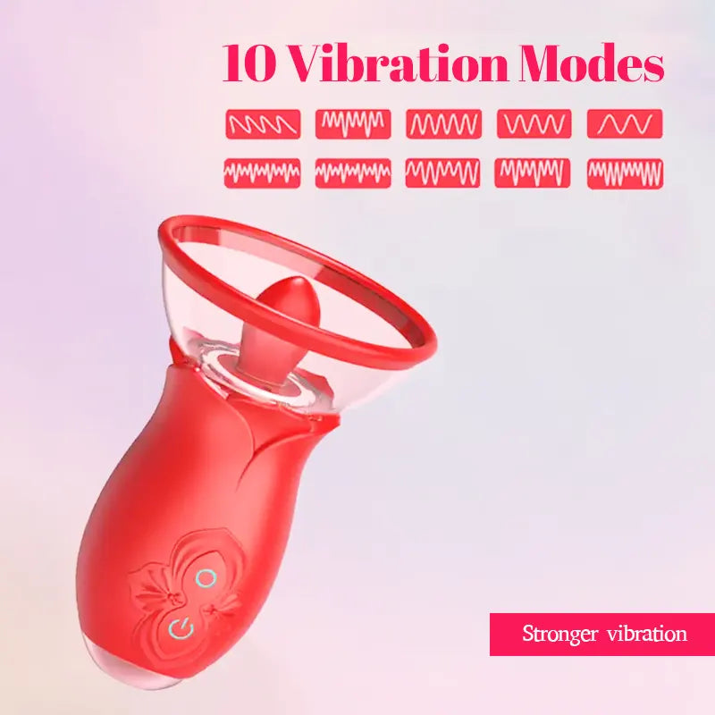 LushPetal Tongue-Sucking Pleasure Vibrator
