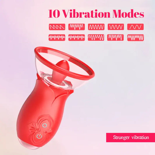 LushPetal Tongue-Sucking Pleasure Vibrator