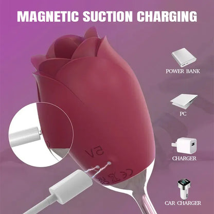 Rose Tongue Licking Vibrator