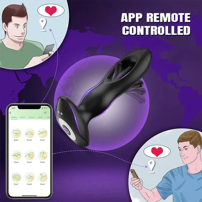 App-Controlled Flapping Prostate Plug