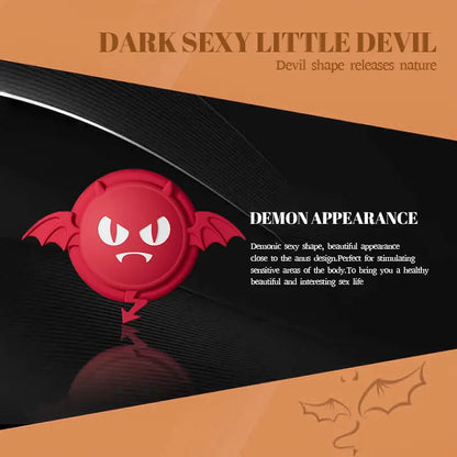 Glowing Devil Vibrating Anal Pleasure Plug