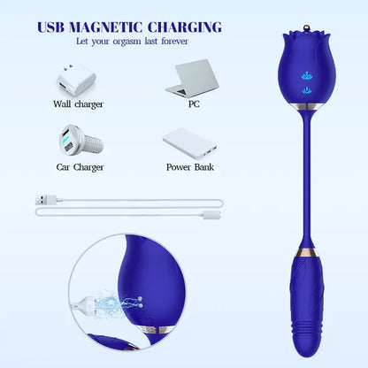G-Spot Thrusting Vibrator with Pulsation