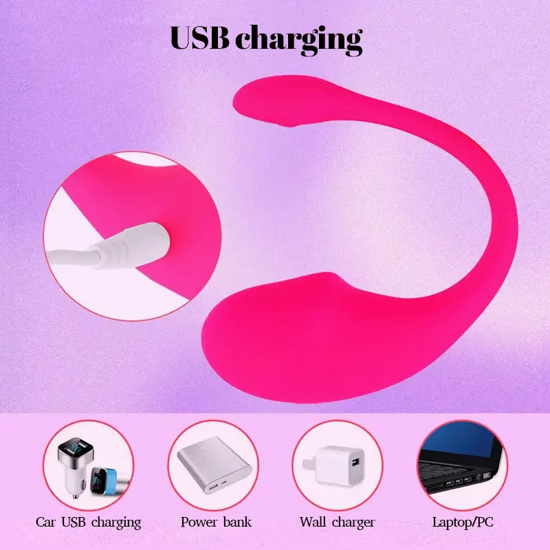 Bluetooth-Enabled Dolphin G-Spot Vibrator
