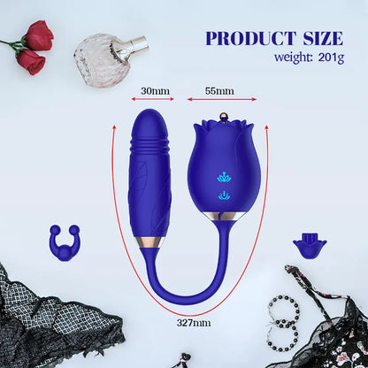 G-Spot Thrusting Vibrator with Pulsation