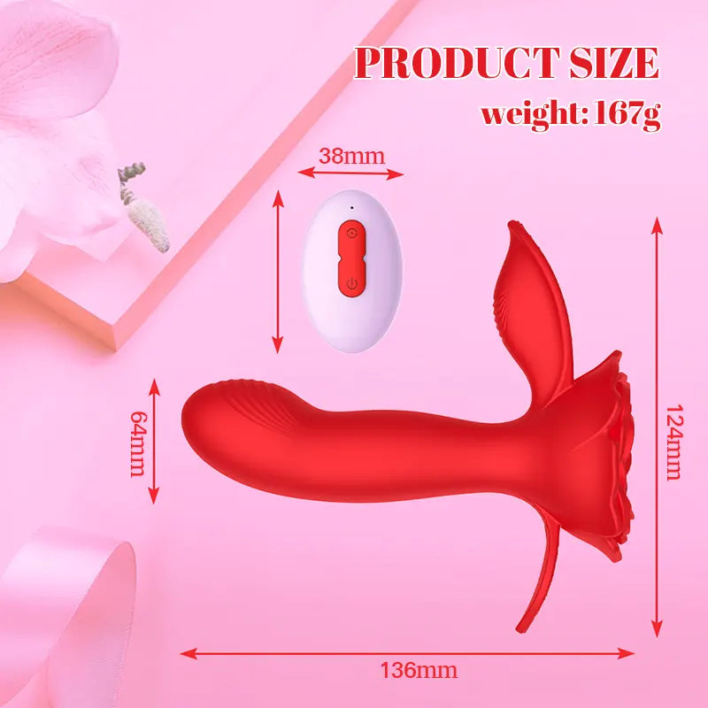 Remote-Controlled Dual Stimulation Vibrator