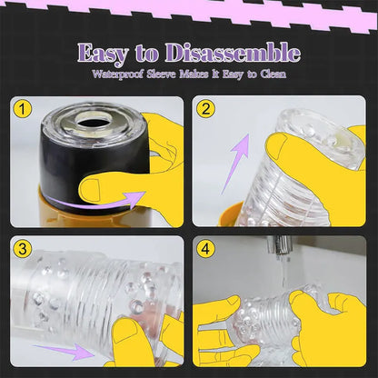 Automatic Thrusting & Rotating Masturbation Cup
