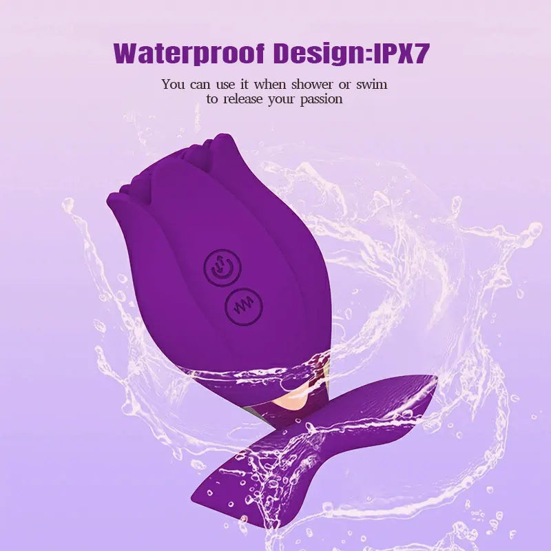 Rose-Shaped Vibrator for Women