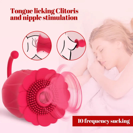WhisperSoft 10-Mode Rose Sucker